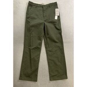 Brixton Chino Pants Men's Size 28x27 Green Workwear Skater Casual NWT
